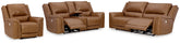 Hoover Furniture Outlet - Ashley Furniture - Trasimeno Power Reclining Sofa, Loveseat and Recliner - Power Reclining Sofa, Loveseat and Recliner - U82815U2